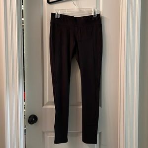 Black suede feel leggings in Small/Medium